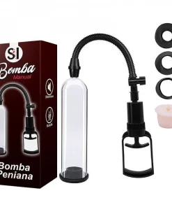 BOMBA PENIANA MANUAL PUMP 3 ANÉIS SILICONE E BOCAL VAGINA