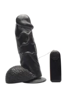 PROTESE COM VIBRO 18,5 X 4,8CM - PRETO
