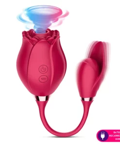 Estimulador clitoriano duplo flower