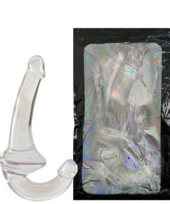Penetrador Strapless com Plug Vaginal - TRANSPARENTE