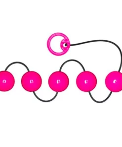 Bolinha Tailandesa Com 5 Bolas E Alça De Segurança - PINK