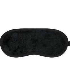 Venda Sensual Em Pelúcia - PRETO