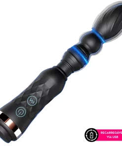 Plug anal vibratório escalonado R2