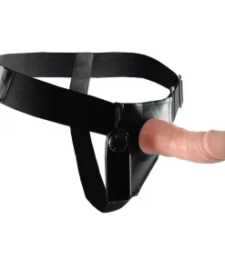 Cinta Com Capa Pênis Vibrador Harness 15 x 4,5CM