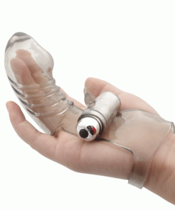 Capa Para Dedos com Estimulador Clitoriano e Cápsula Vibratória