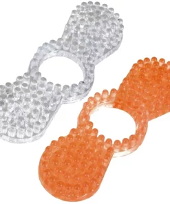 ANEL ESTIMULADOR DUAL - TRANSPARENTE