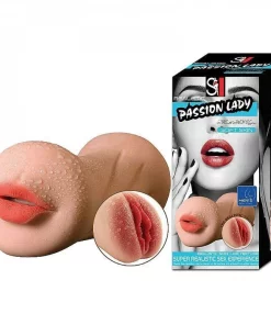 MASTURBADOR DUPLO BOCA E VAGINA PASSION