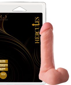 Perseu – Prótese Realística 17,5 x 3,7 cm – Com Escroto e Toque Confortável