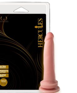 Ulisses – Prótese Realística 18 x 4 cm – Reta, Versátil e com Ventosa Fixa