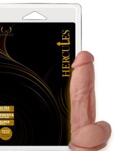TITÃ – Prótese Realística 18 x 4 cm – Com Escroto e Ventosa de Alta Fixação