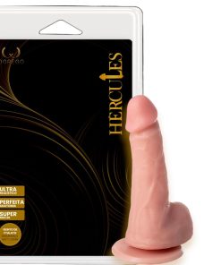 Tritão – Prótese Realística 16 x 4,1 cm – Com Escroto e Ventosa para Uso Seguro