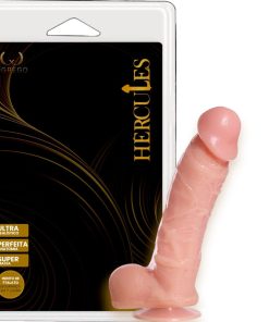 Hefesto – Pênis com Ventosa 21,5 x 5,4 cm – Curvatura Realística e Toque Macio