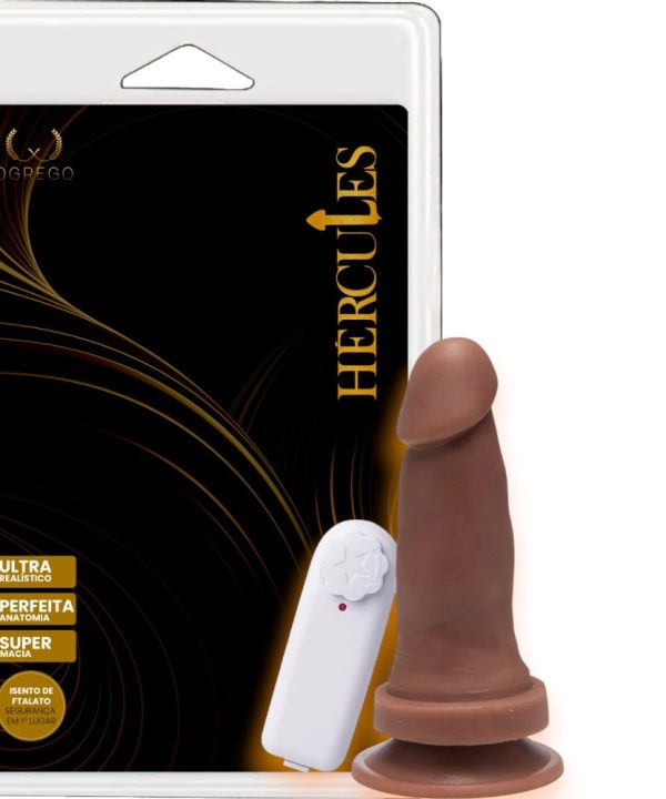 Pan – Vibrador Realístico 11,5 x 4 cm – Compacto, Discreto e Estimulante - CHOCOLATE