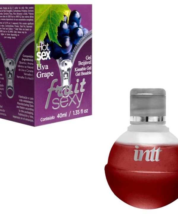 Fruit Sexy Gel Beijável Saborizado 40G - UVA