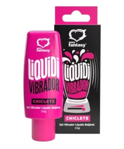 Liquidi Vibrador Gel Vibrador Líquido Beijável 15G - CHICLETE