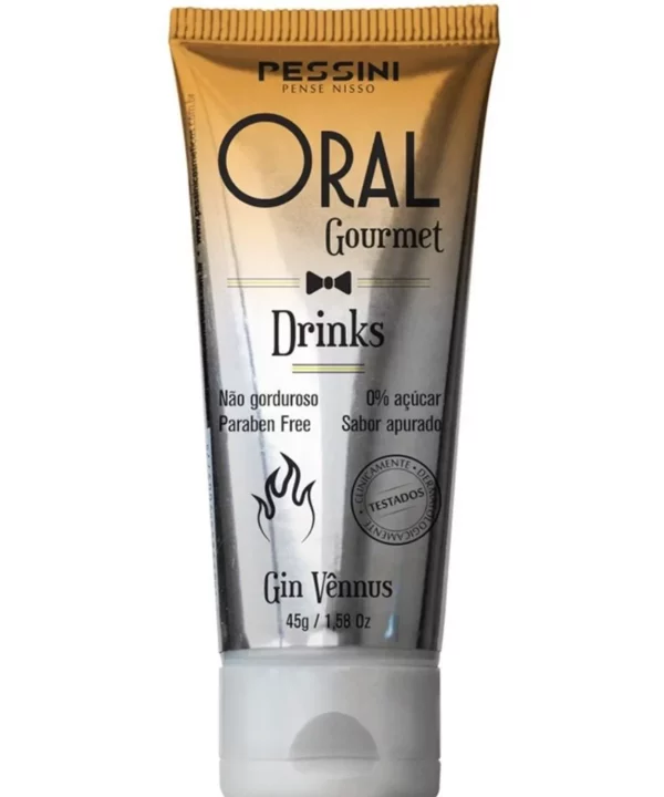 Oral Gourmet Sabor No Amor Gel Comestível 45G - GIN VENUS