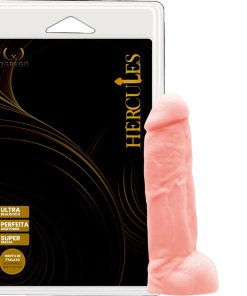 Titã – Prótese Realística 22 x 5 cm Com Escroto para Penetração Extrema