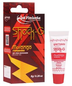 Shock-G Gel Eletrizante 8G - MORANGO