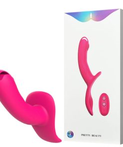 Penetrador Strapless Recarregável com Controle, Possui 10 Modos de Vibração – PRETTY BEAUTY