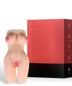 Masturbador Formato Corpo Feminino com Seios e Vagina Penetrável