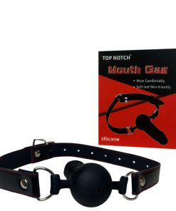 Mordaça com Pênis Realístico, possui Veias, Glande Saliente e Ajuste com Fivela