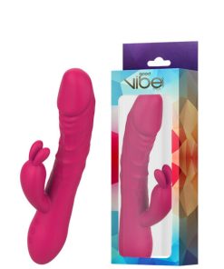 Vibrador Recarregável com Estimulador Clitoriano Formato Coelho 5H
