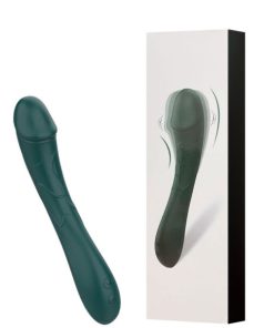 Vibrador Recarregável com Detalhe de Glande, Possui 10 Modos de Vibração