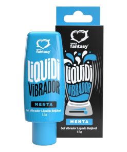 Liquidi Vibrador Gel Vibrador Líquido Beijável 15G - MENTA ICE