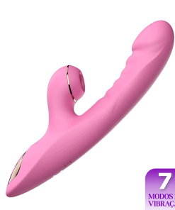 Vibrador com Sugador de Clitóris e Aquecimento - Dibe