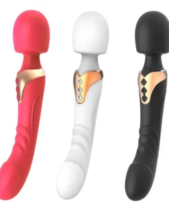 Massageador varinha mágica com duplo motor - vermelho