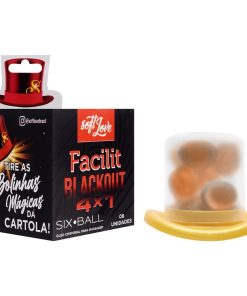 Six Ball Facilit Blackout Bolinha 6 Unidades