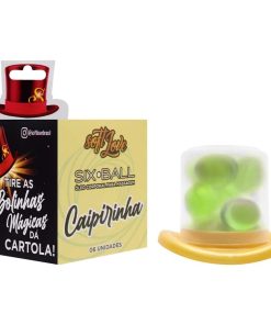 Six Ball Bolinha Beijável 6 Unidades - CAIPIRINHA