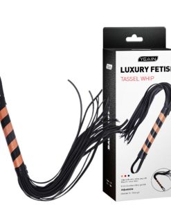 Chicote com Franja e Alça para Punho – LUXURY FETISH TASSEL WHIP