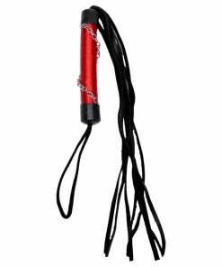 Chicote Vermelho 8 Tiras 40Cm