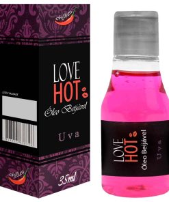 Love Hot Óleo Beijável Aromático 35Ml - uva