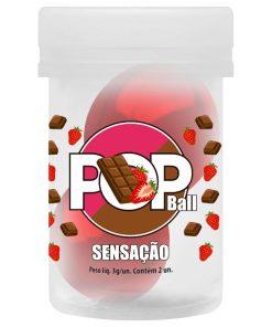 Pop Ball Bolinha Lubrificante Beijável Sensual - sensaçao