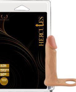 Anel Companheiro HÉRCULES Com Vibro 18 X 3 Cm - BEGE