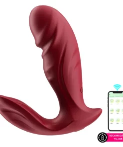 Vibrador com estimulador clitoriano por aplicativo WT9