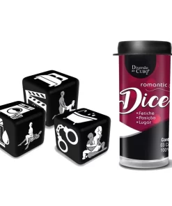 DADO ROMANTIC DICE 03 DADOS FETICHE DIVERSÃO