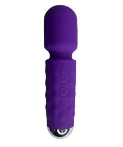 Mini massageador varinha mágica com toque aveludado XC2 - ROXO
