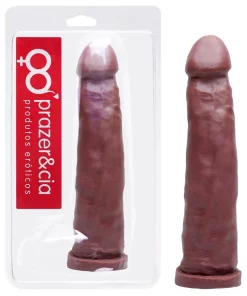 Pênis De Borracha Maciça 28,5 X 5,4Cm - chocolate
