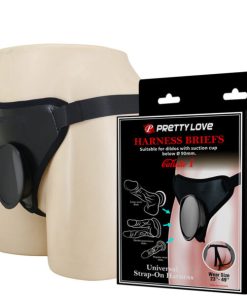 Cinta Peniana com Base Lisa para Utilizar Penetradores que Possuam Ventosa – PRETTY LOVE CALUDIO I