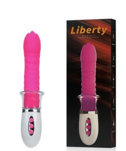 Vibrador Recarregável com Bomba de Sucção Vaginal e Movimentos de Vai e Vem – LIBERTY I