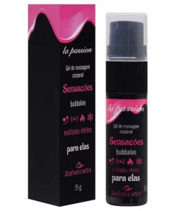 Sensações Gel Múltiplos Efeitos 15G -  BUBBALOO