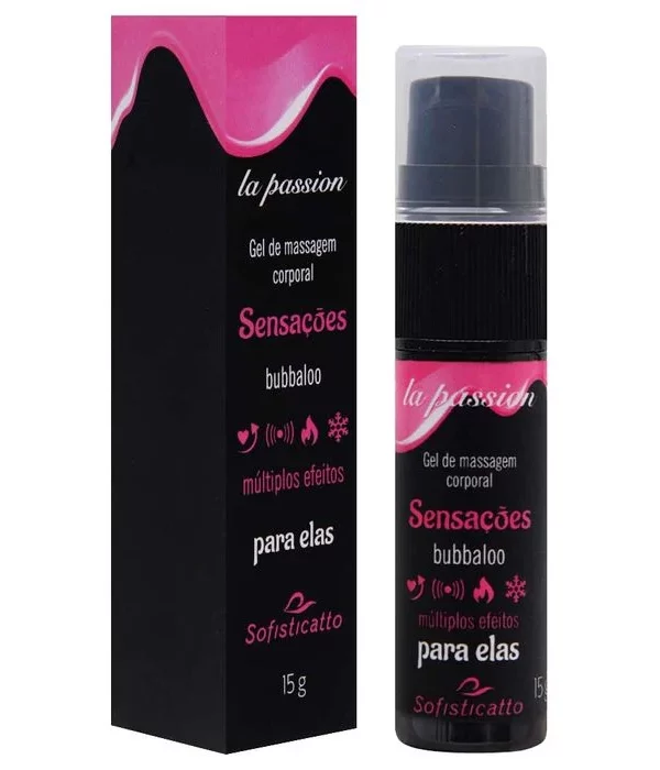 Sensações Gel Múltiplos Efeitos 15G - BUBBALOO