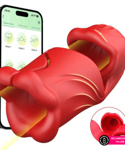 Masturbador masculino em formato de boca por aplicativo XD8