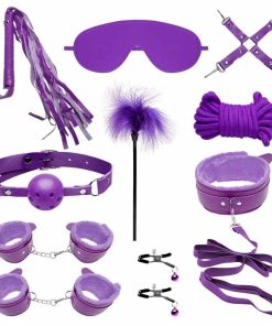 Kit Sado Bondage X Com 10 Itens - LILAS
