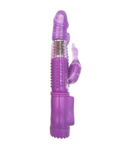 Vibrador com Esferas Giratórias - roxo
