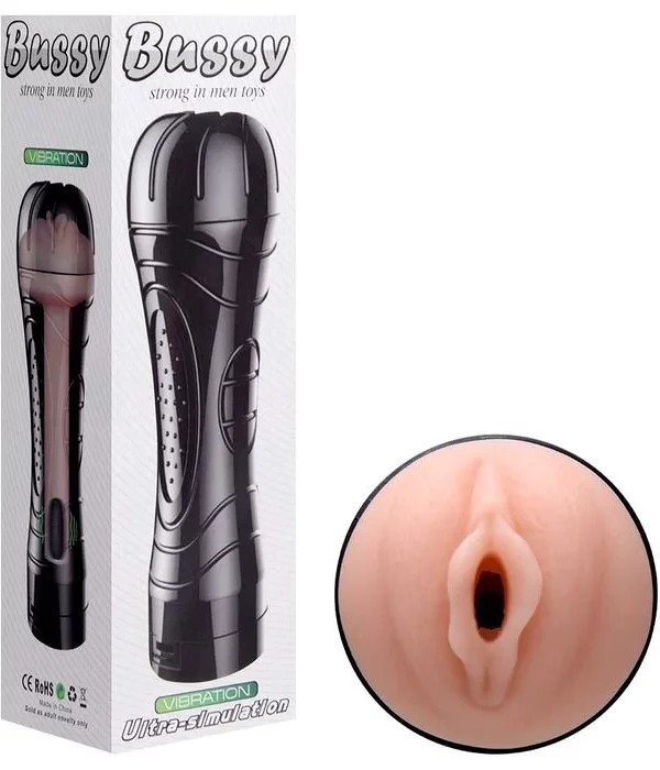 MASTURBADOR LANTERNA COM VAGINA EM CYBERSKIN E VIBRADOR