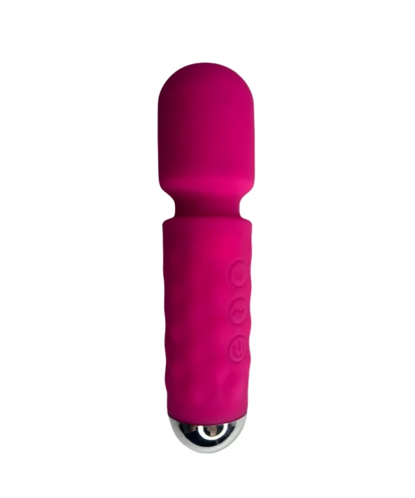 Mini massageador varinha mágica com toque aveludado XC2 -  PINK